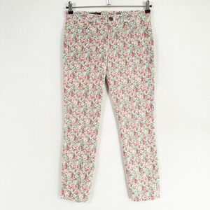 J. Crew Liberty Jeans Womens Sz 28 Toothpick Ankle In Emma And Georgina Floral